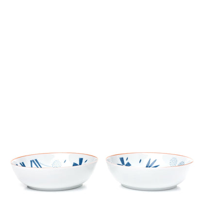 Hermes Porcelain Walk In The Garden Cereal Bowl Set of 2 4 of 5