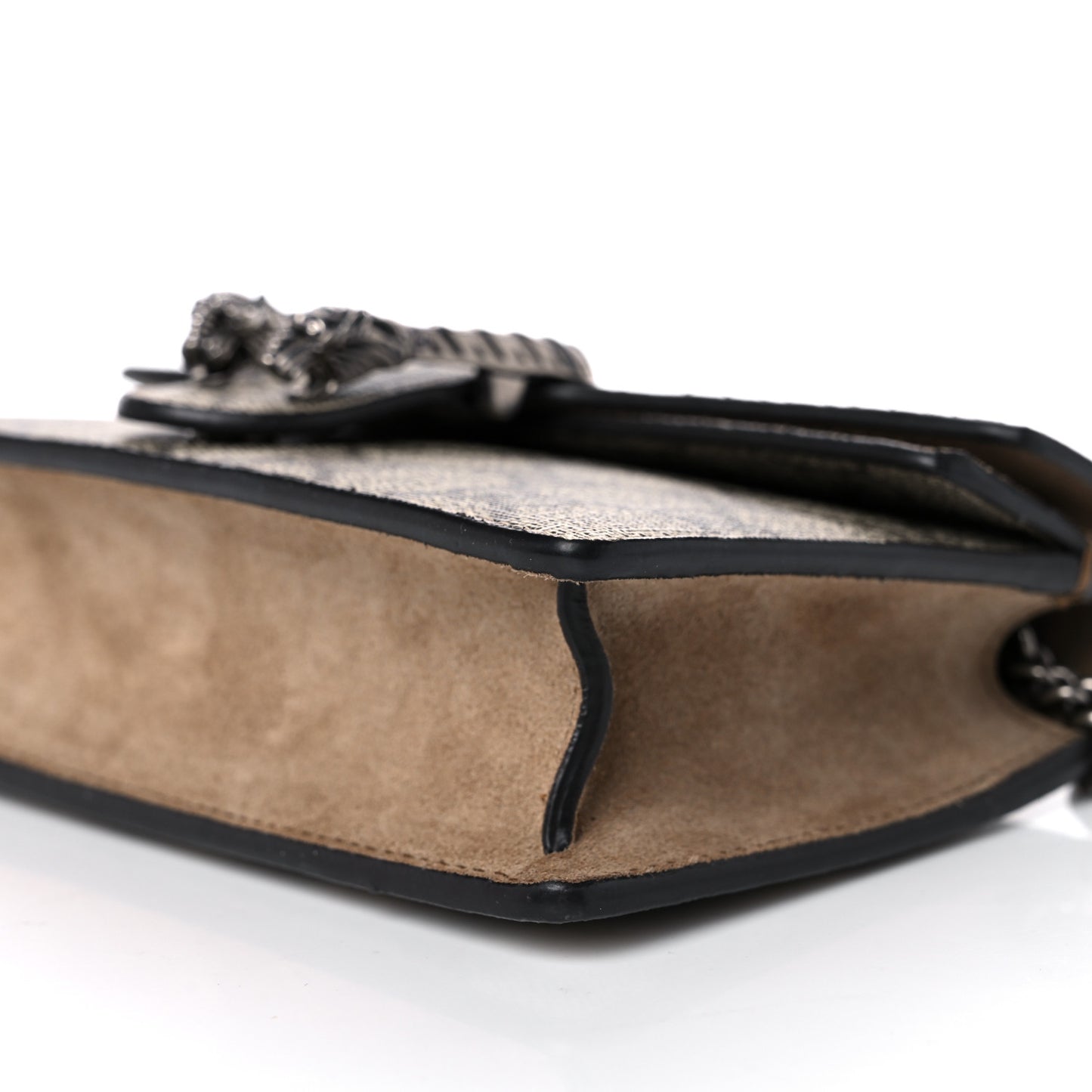 GG Supreme Monogram Super Mini Dionysus Shoulder Bag Taupe