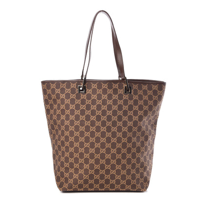 Gucci Monogram Large Bucket Tote Dark Brown 1 of 7
