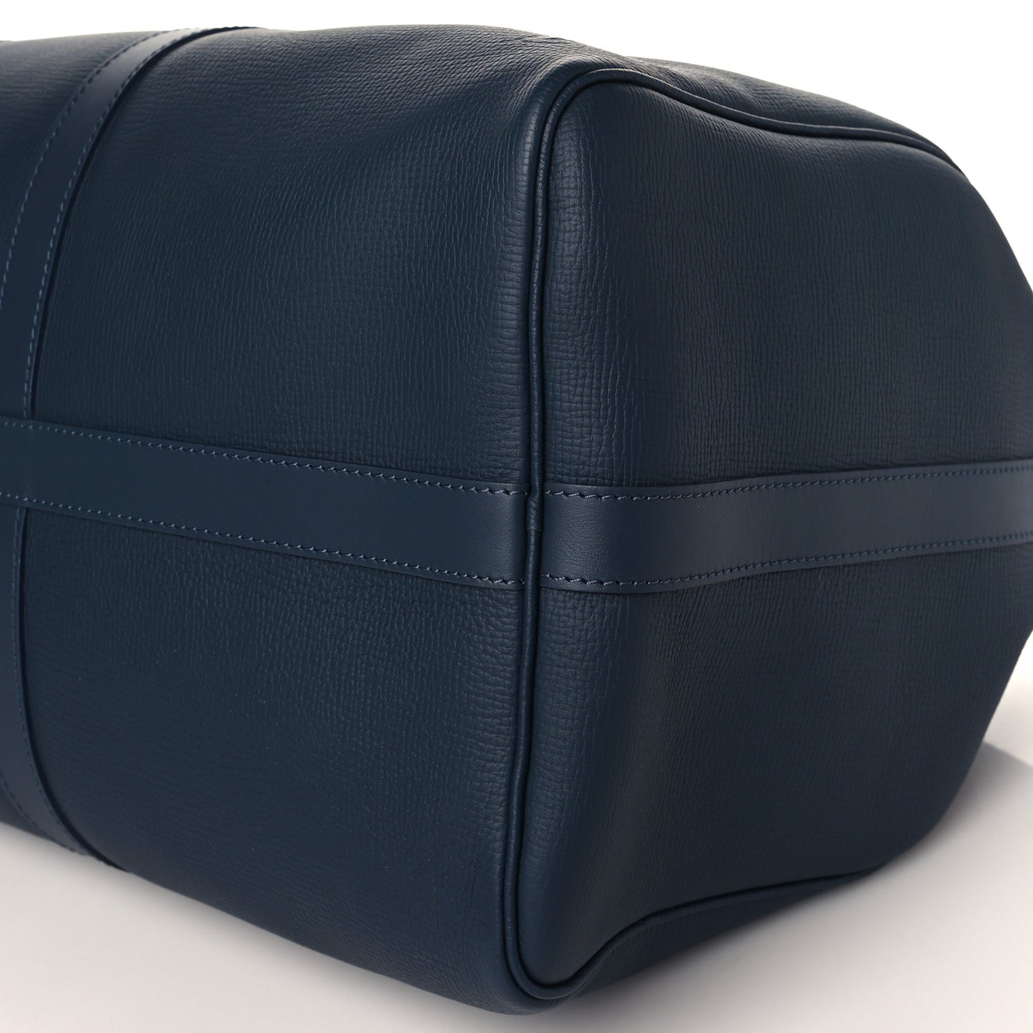 X NIGO Taurillon Monogram Denim Drip Keepall Bandouliere 50 Blue