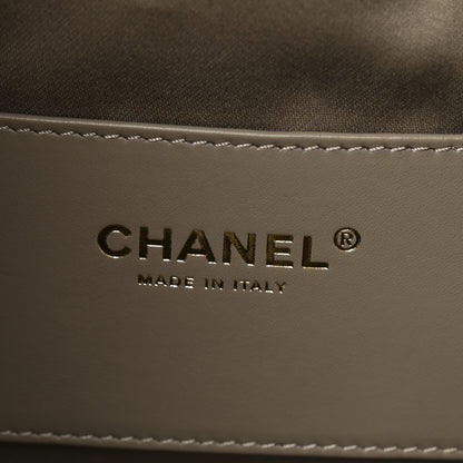 Chanel Suede Quilted Small Chanel 25 Handbag Dark Grey 6 of 12