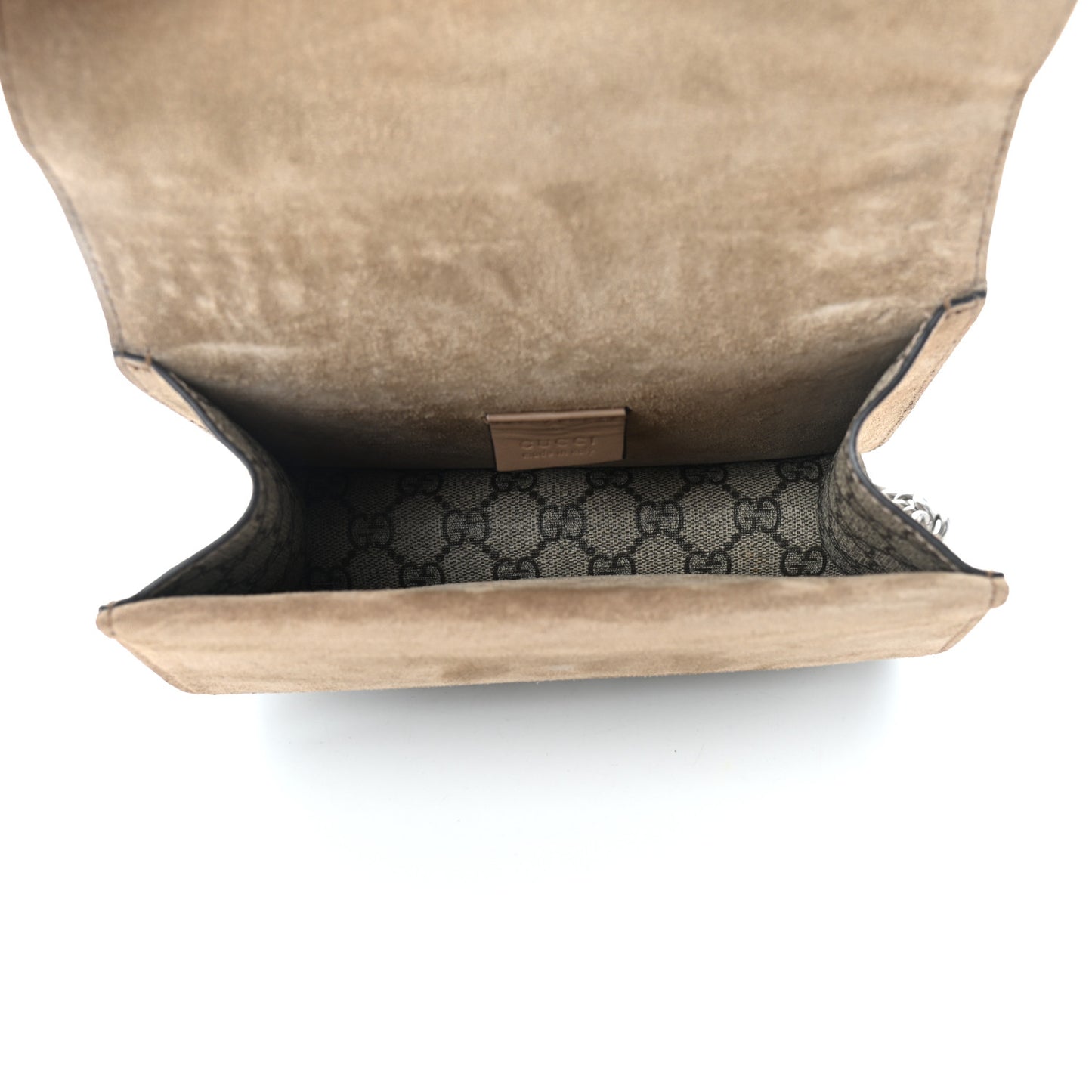 GG Supreme Monogram Mini Dionysus Shoulder Bag Taupe