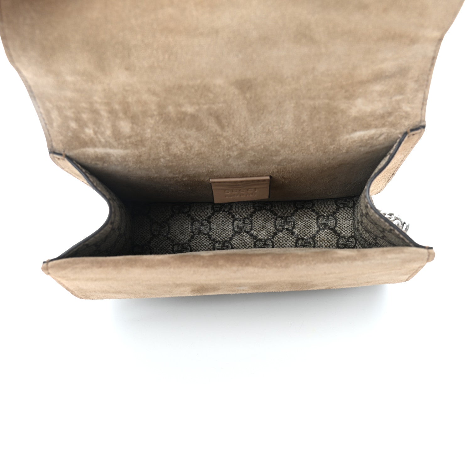 Gucci GG Supreme Monogram Mini Dionysus Shoulder Bag Taupe 5 of 10