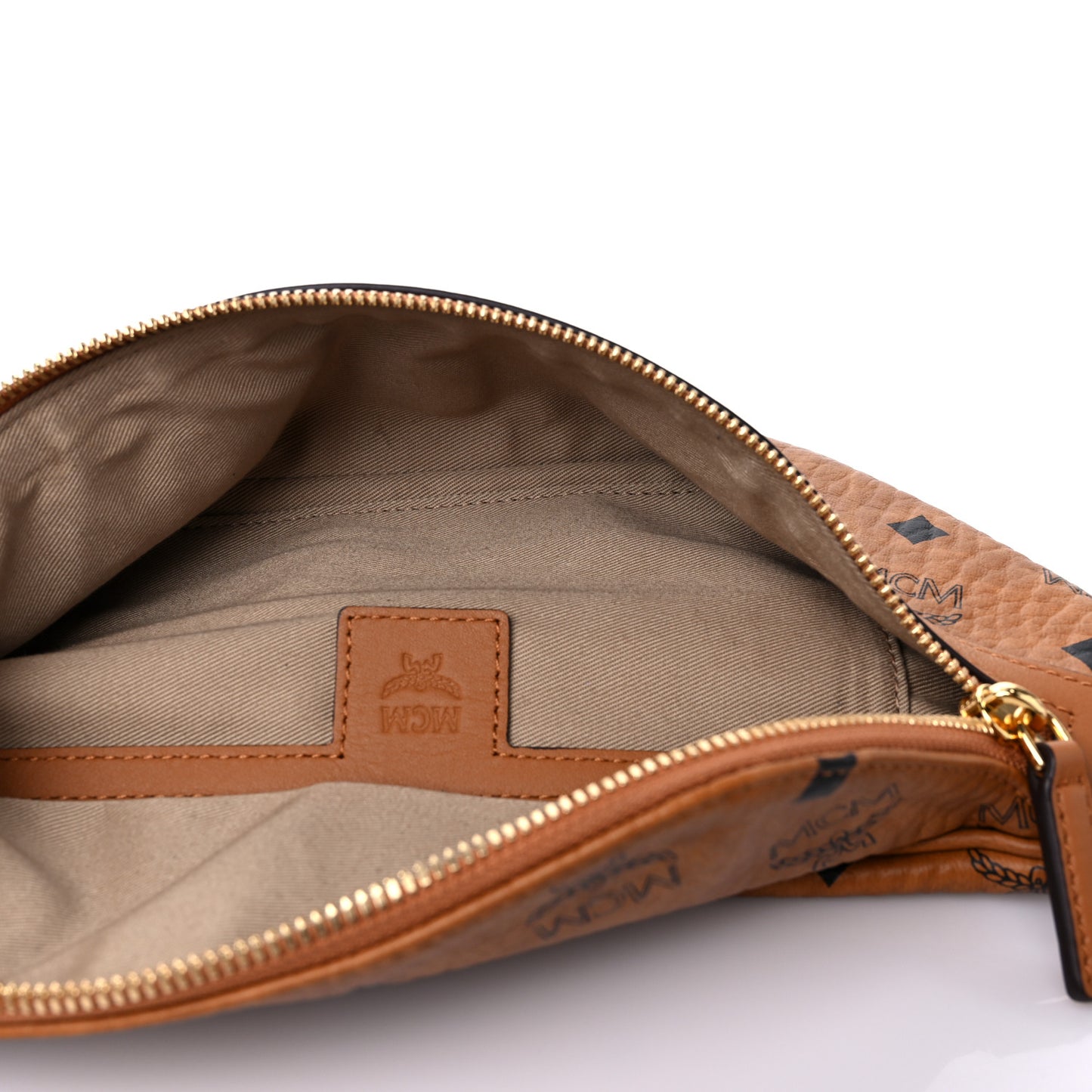 Visetos Small Fusten Belt Bag Cognac