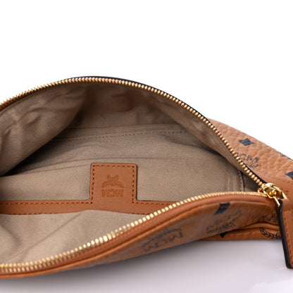 MCM Visetos Small Fusten Belt Bag Cognac 5 of 9