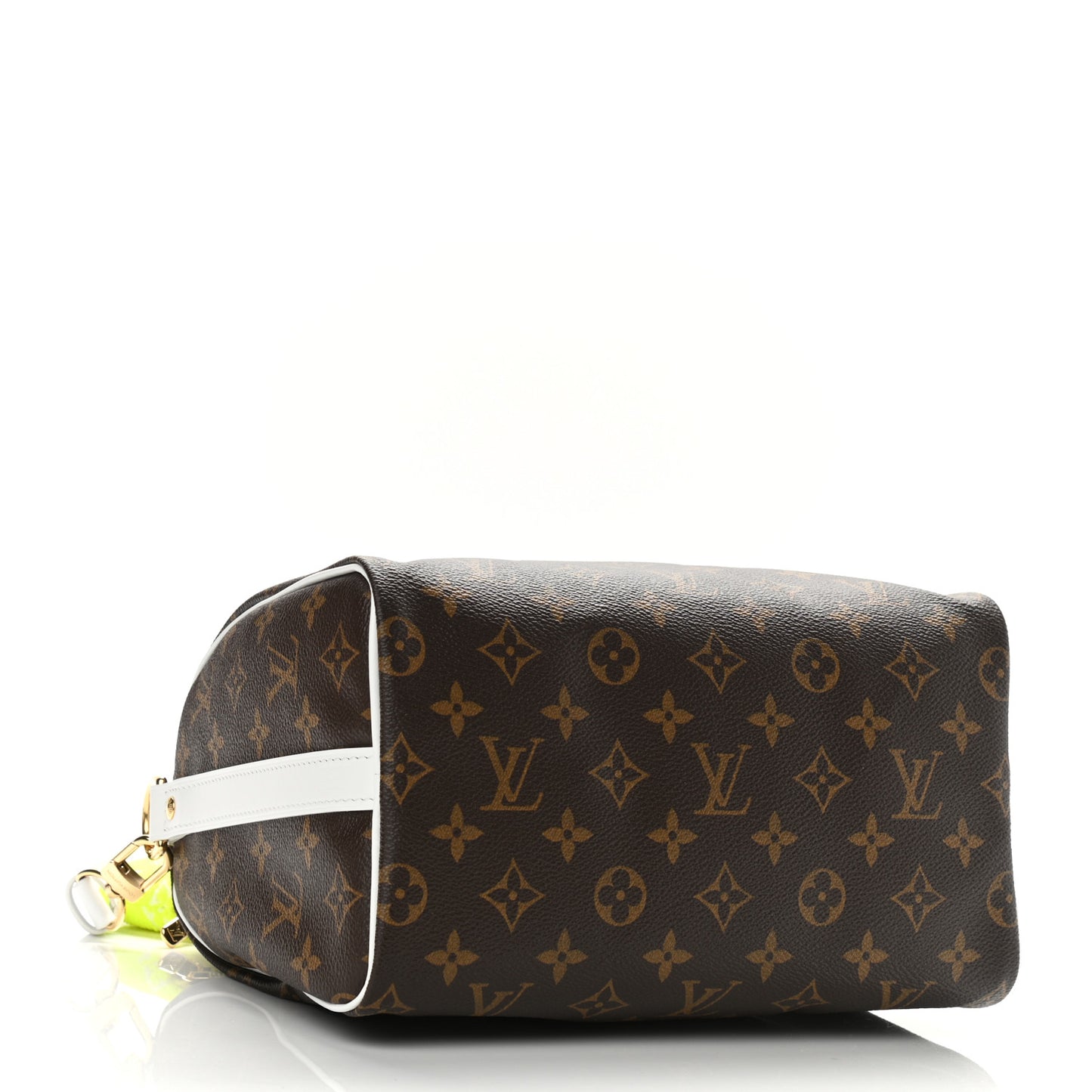 Monogram LV Match Speedy Bandouliere 25 White