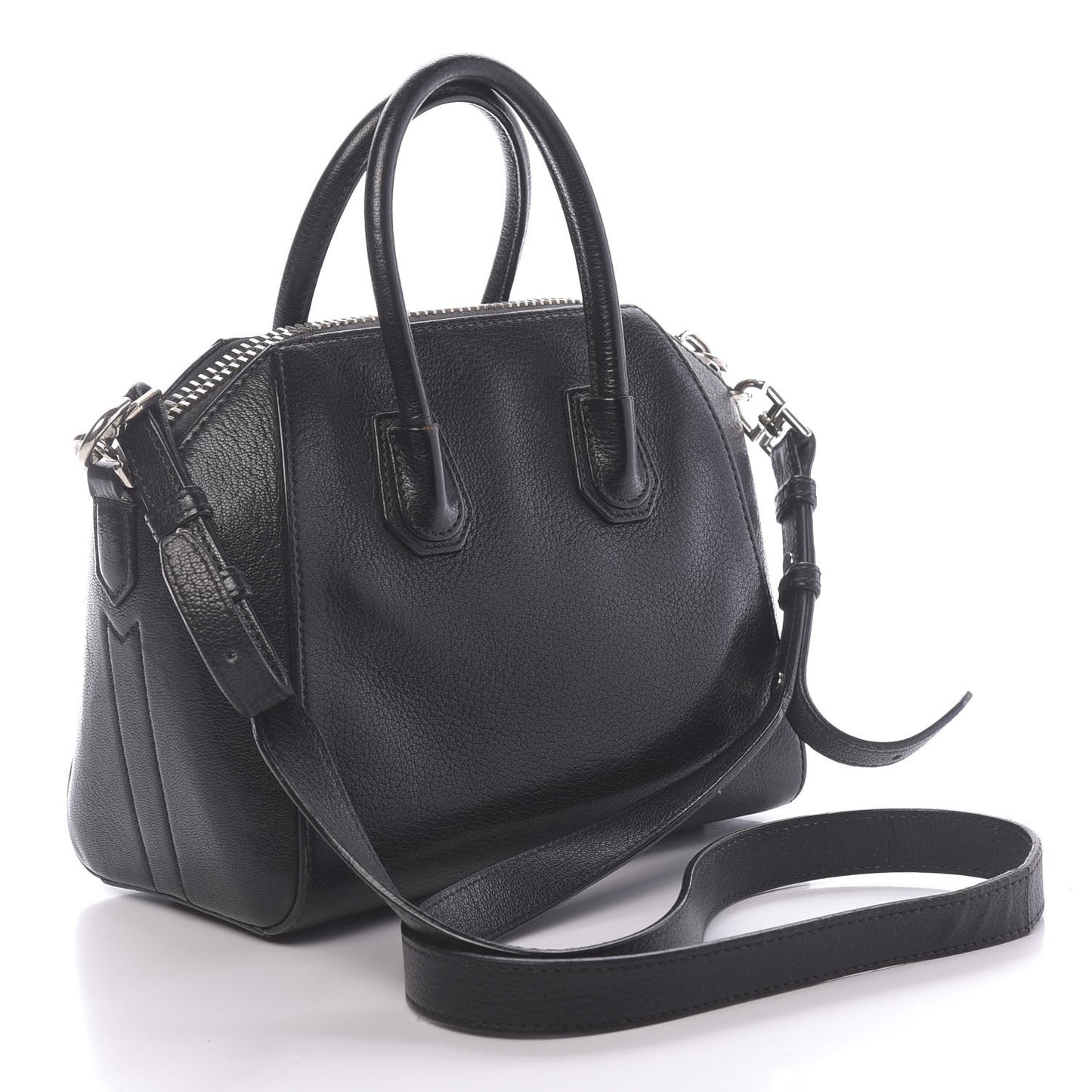 Sugar Goatskin Mini Antigona Black