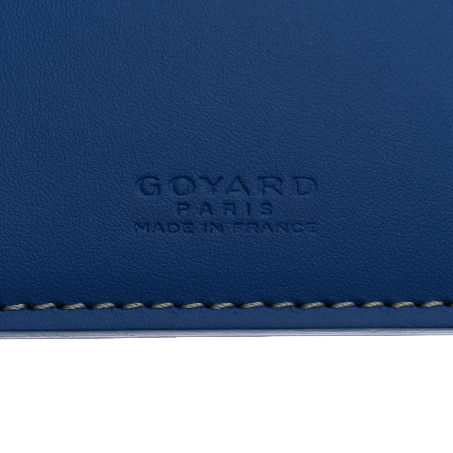 Goyardine Grenelle Passport Wallet Sky Blue