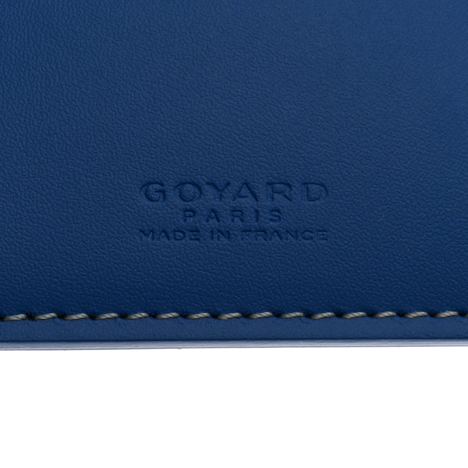 Goyard Goyardine Grenelle Passport Wallet Sky Blue 6 of 7