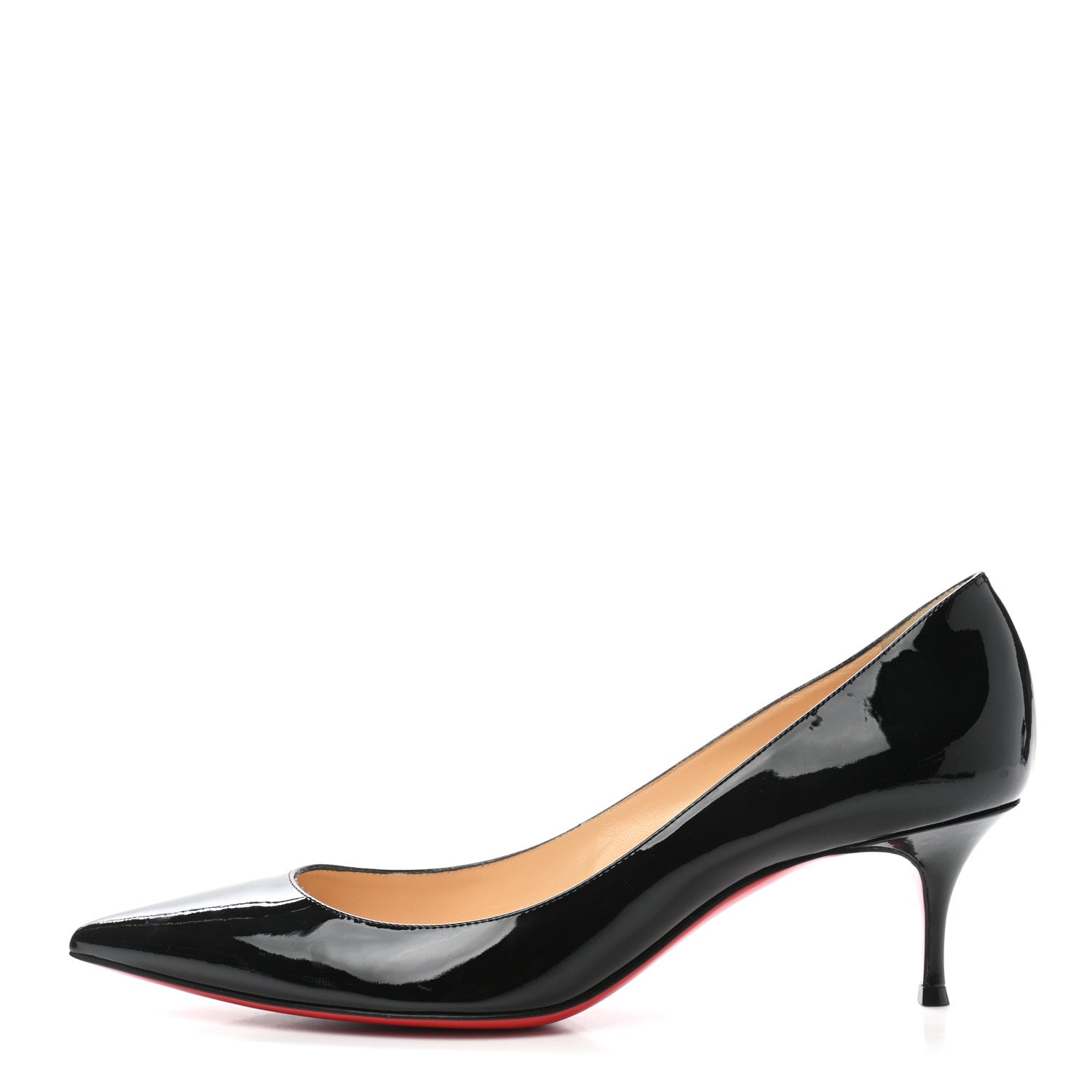 Christian Louboutin Patent Pigalle Follies 55 Pumps 41 Black 1 of 7