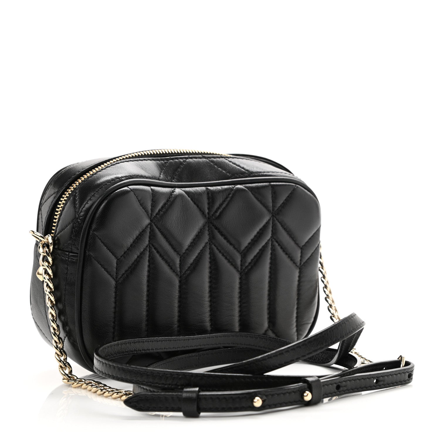 Jimmy Choo Nappa Quilted JC Camera Bag Black 1093016 – FASHIONPHILE