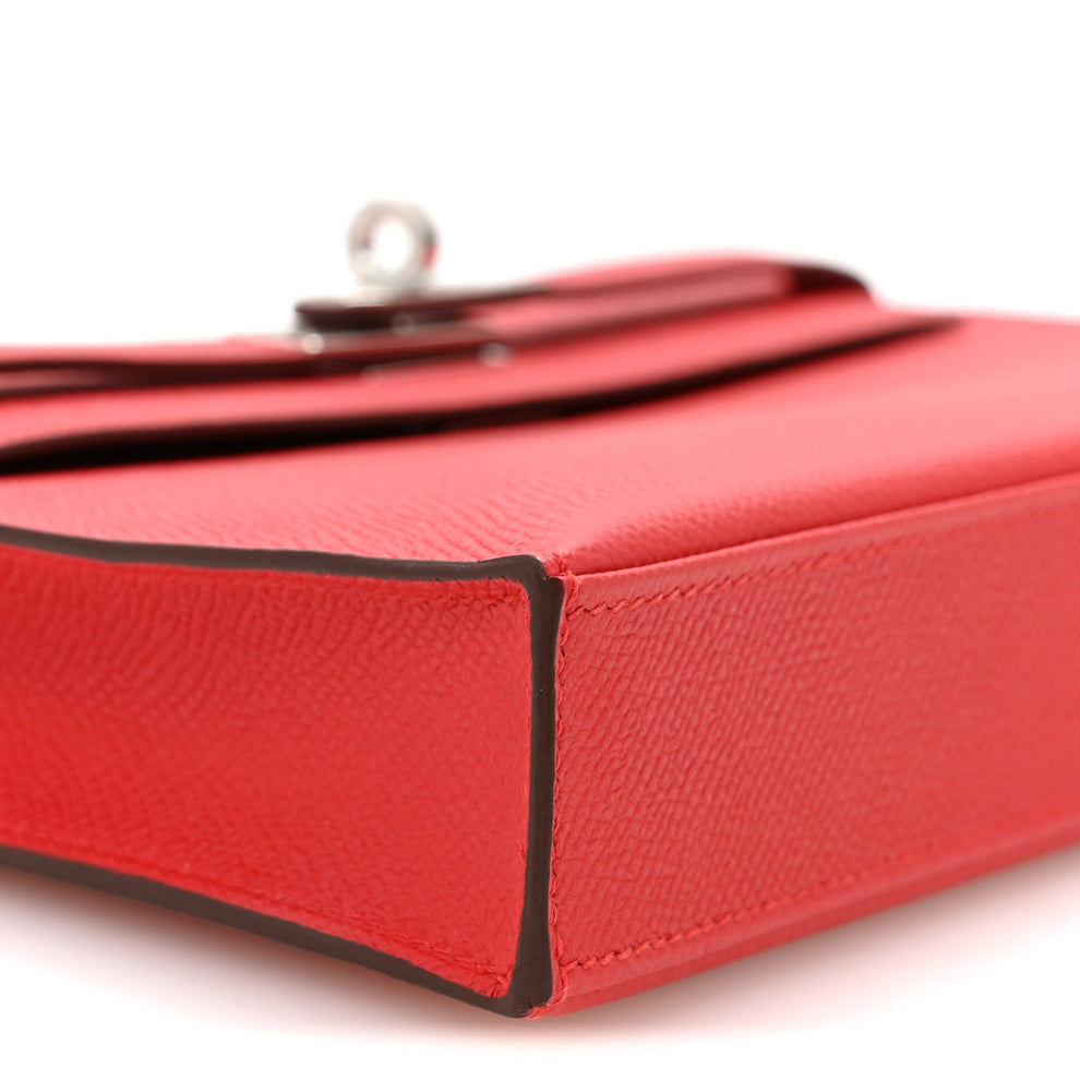 Knote Icon Hermes Epsom Kelly Elan Rouge Radieux 1980018 – FASHIONPHILE
