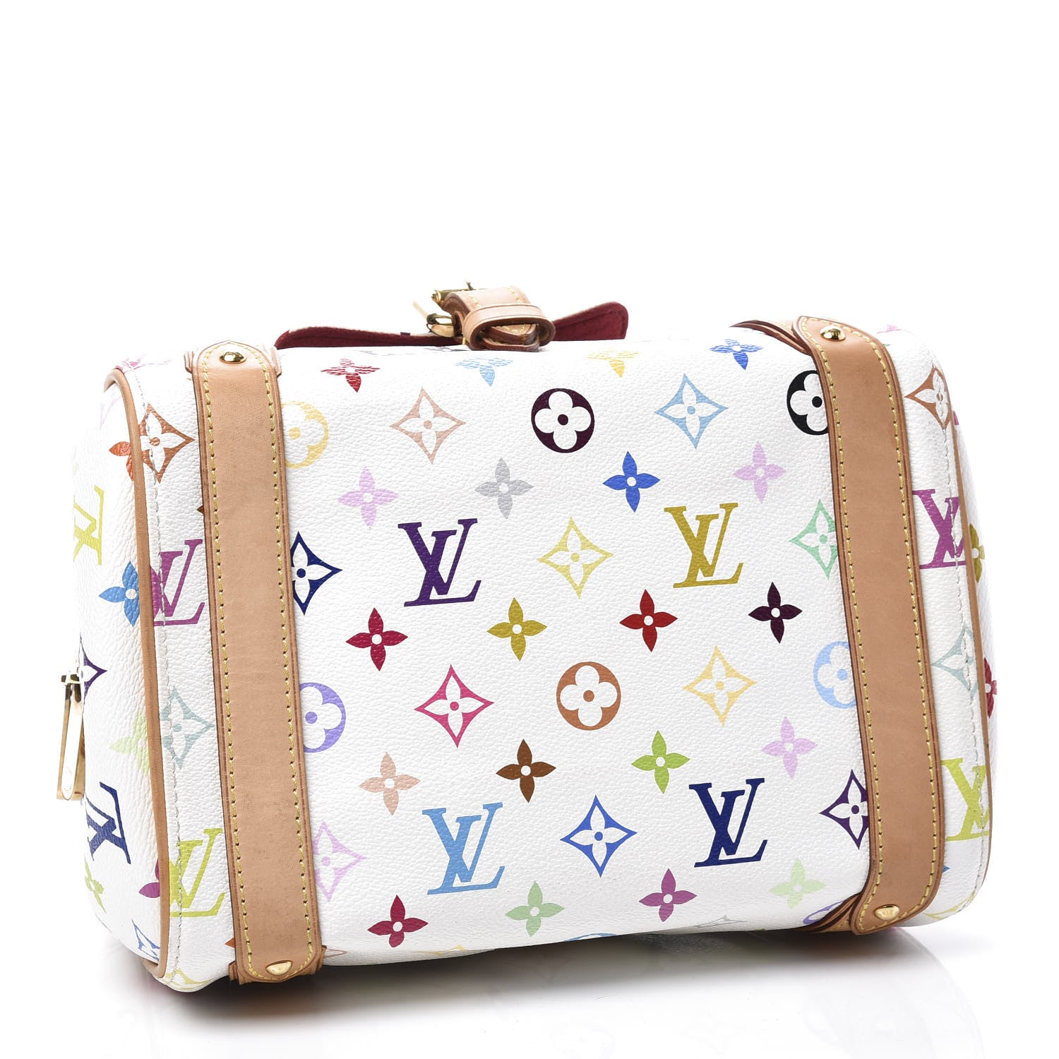 Louis Vuitton Monogram Multicolor Priscilla White 3 of 9