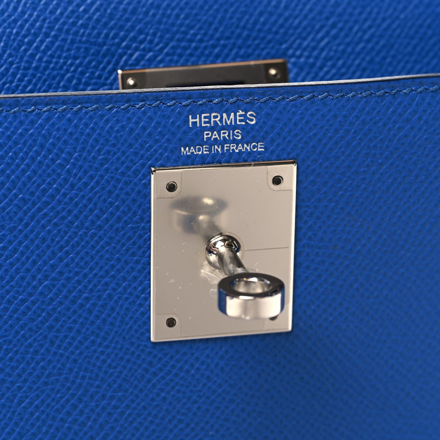 Hermes Epsom Kelly Sellier 28 Bleu France 6 of 11