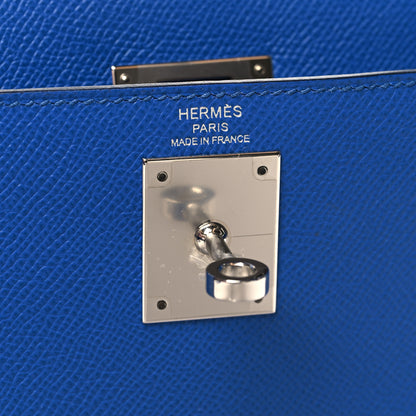 Hermes Epsom Kelly Sellier 28 Bleu France 6 of 11