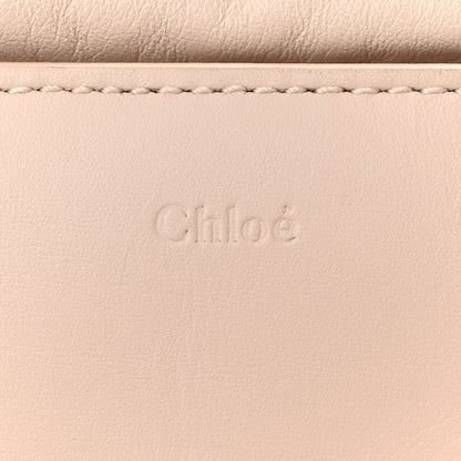 Chloe Calfskin Mate Woven Drawstring Shoulder Bag Nude 6 of 11