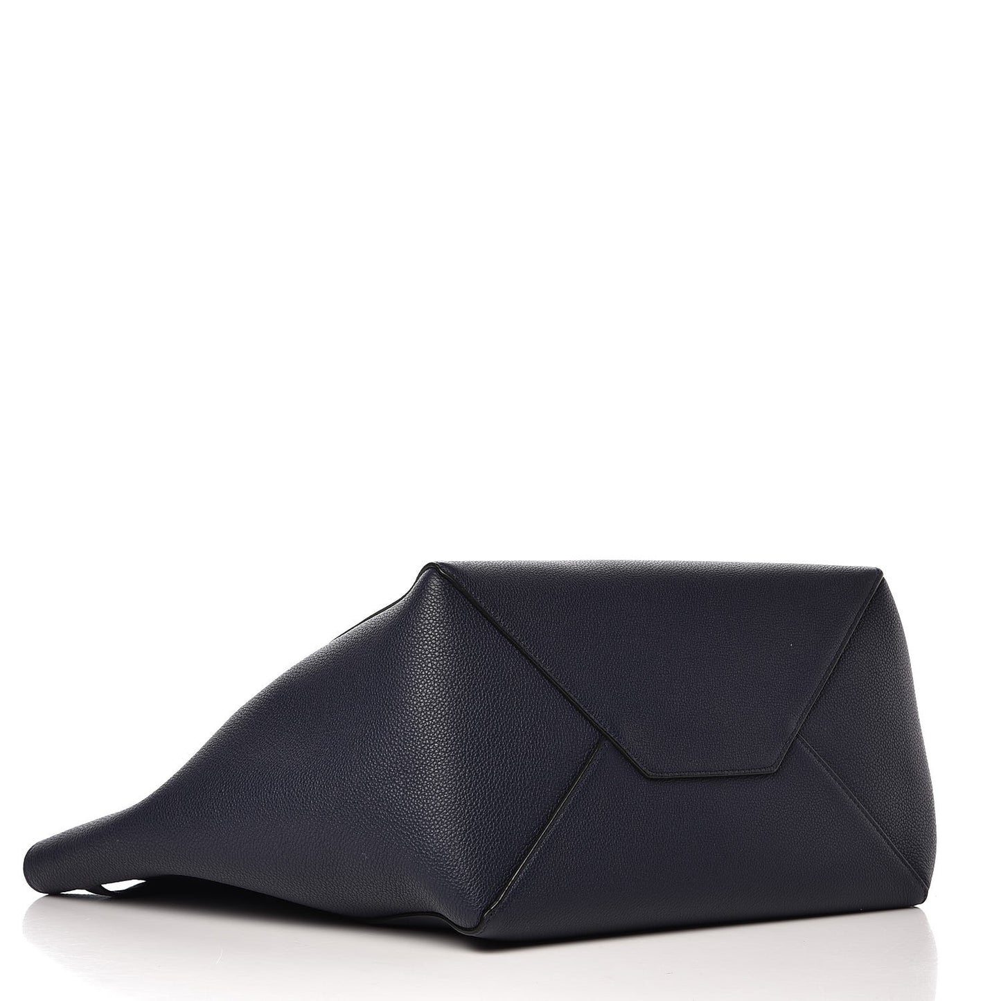 Soft Grained Calfskin Small Belt Cabas Phantom Navy