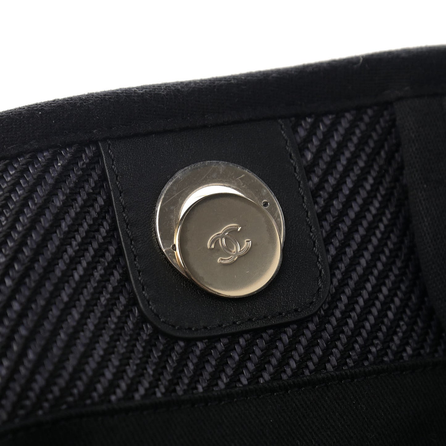 Mixed Fibers Small Deauville Tote Black