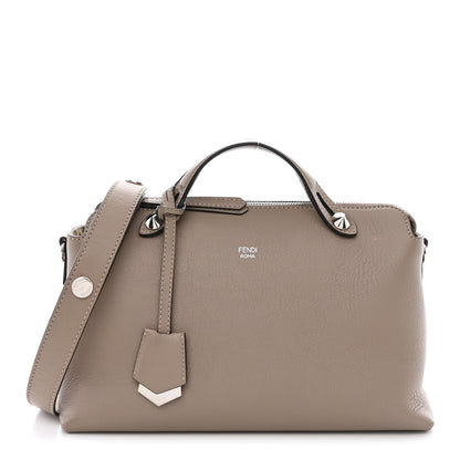 Fendi Vitello Dolce Medium By The Way Boston Bag Tortora 1 of 11