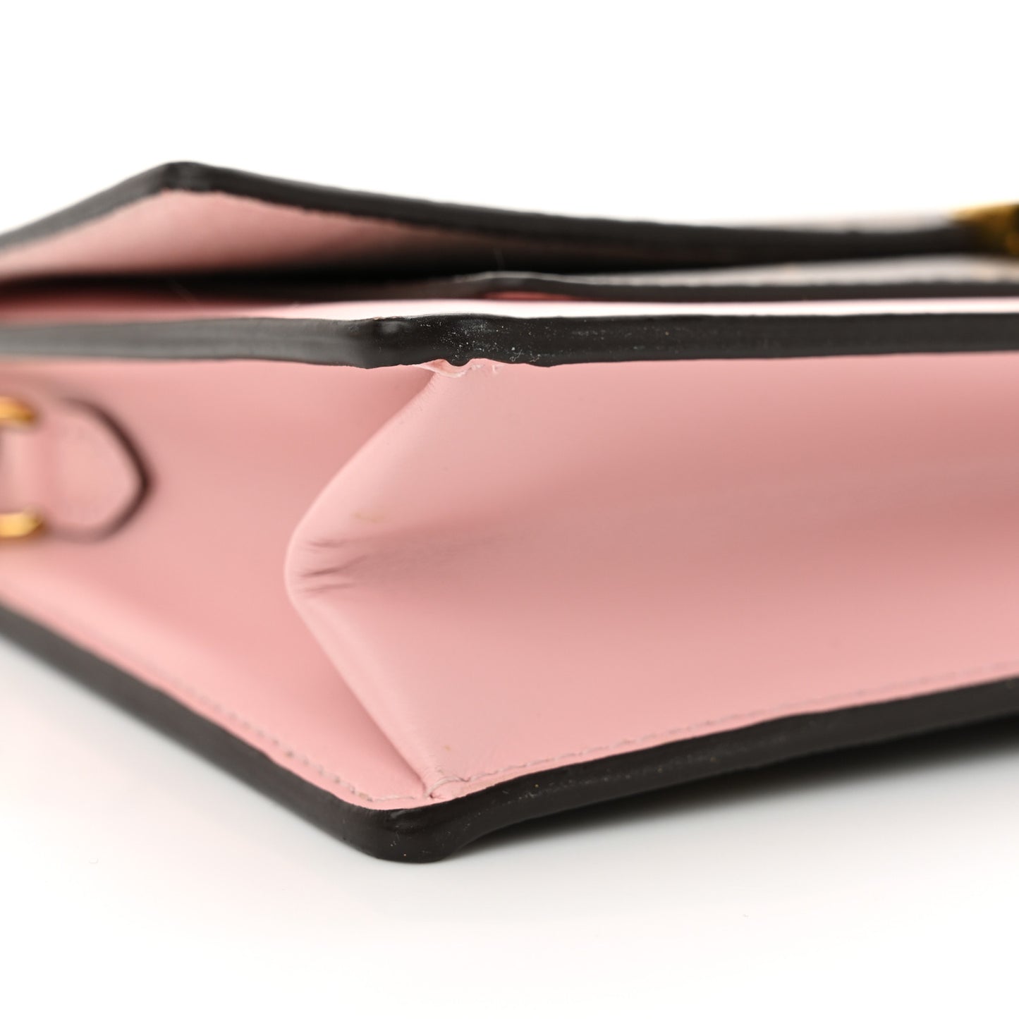 Monogram Flore Chain Wallet Rose Ballerine