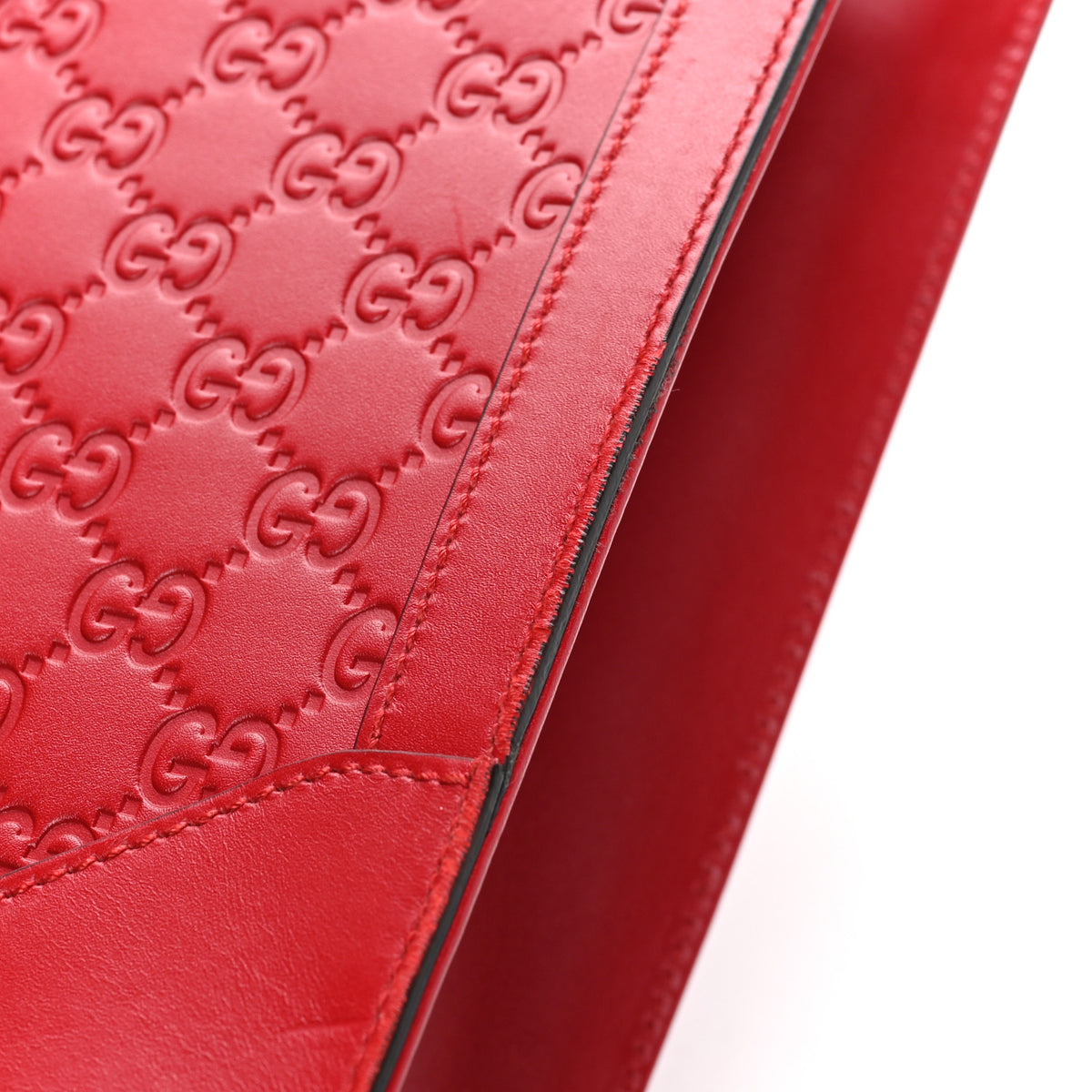 Gucci Guccissima Signature Briefcase  Red 11 of 11