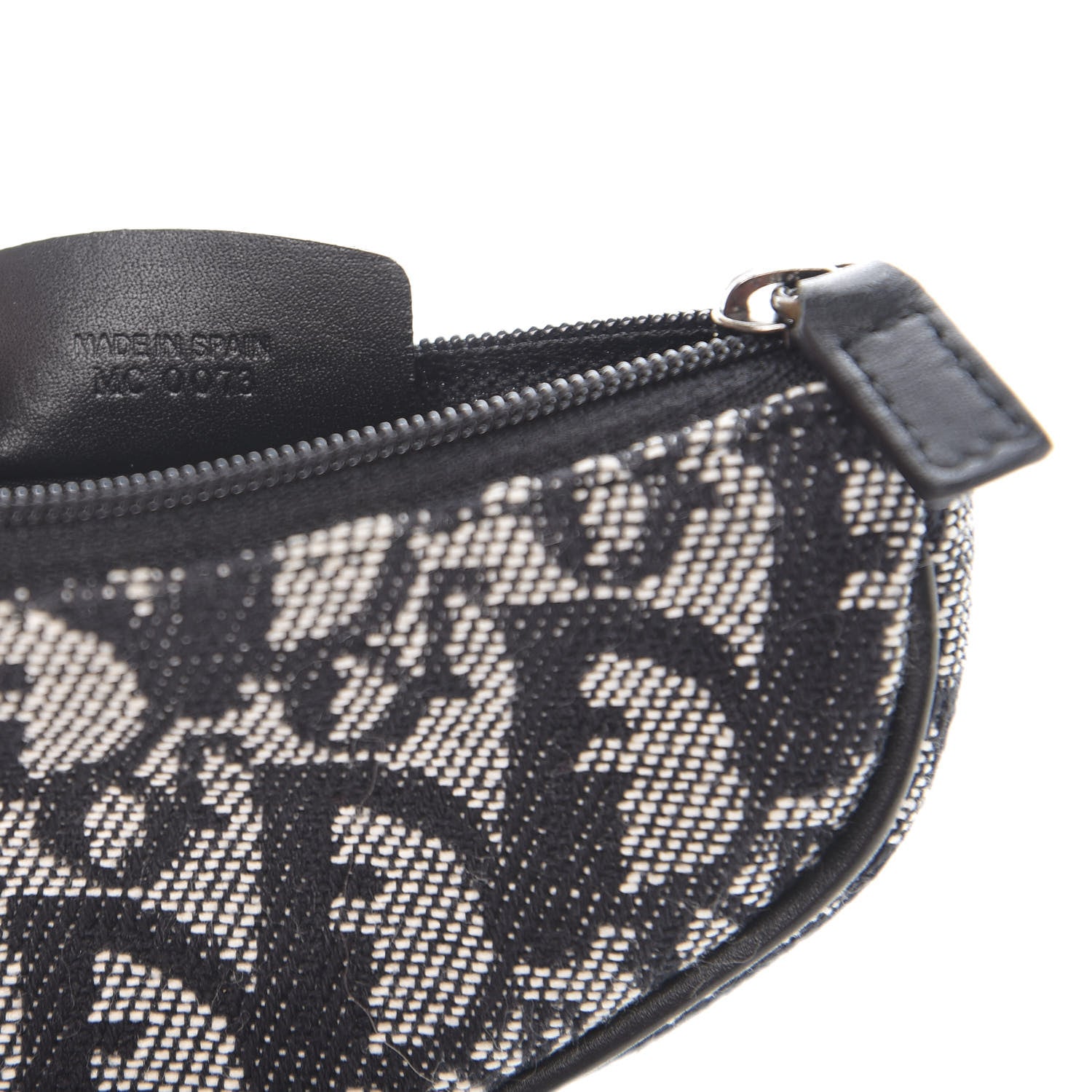 Christian Dior Monogram Saddle Coin Purse Black 7 of 7