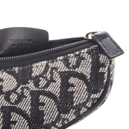 Christian Dior Monogram Saddle Coin Purse Black 7 of 7