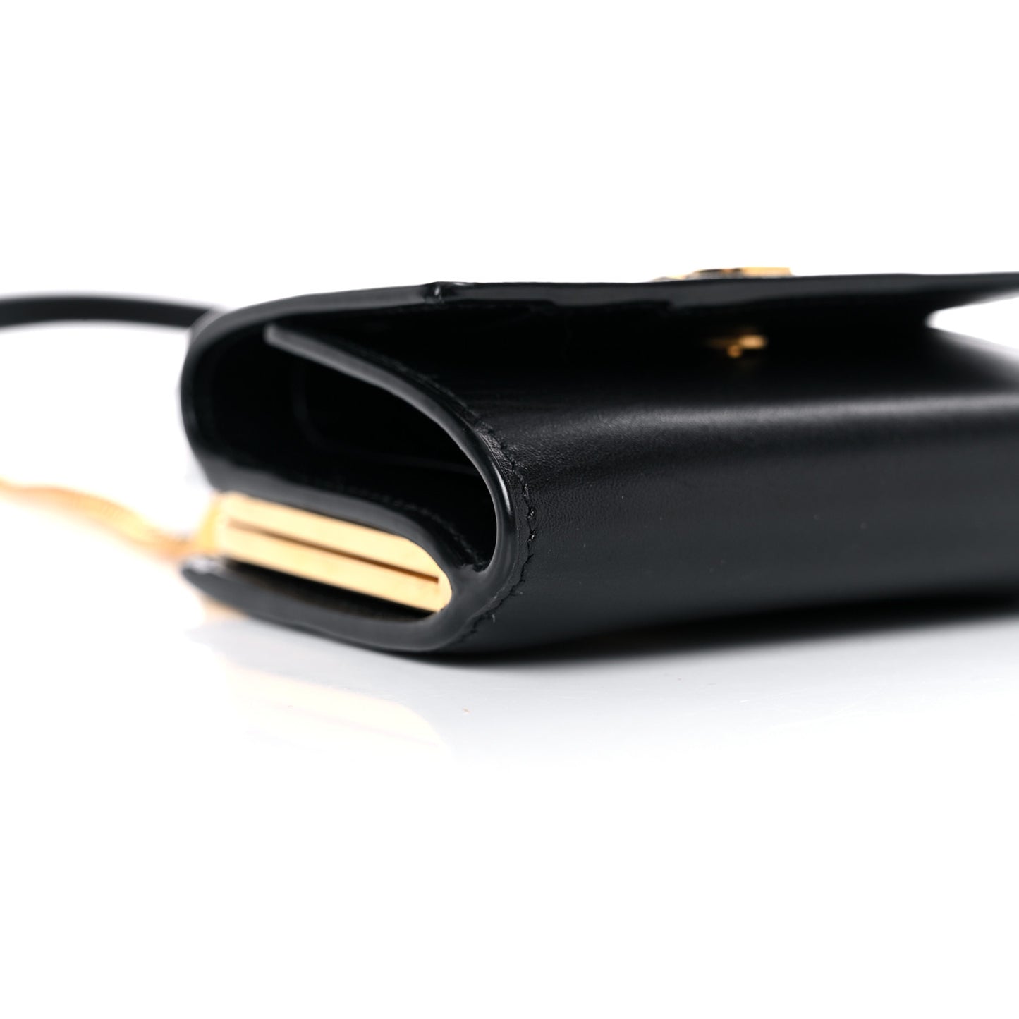 Smooth Calfskin Monogram Rider Belt Bag Black