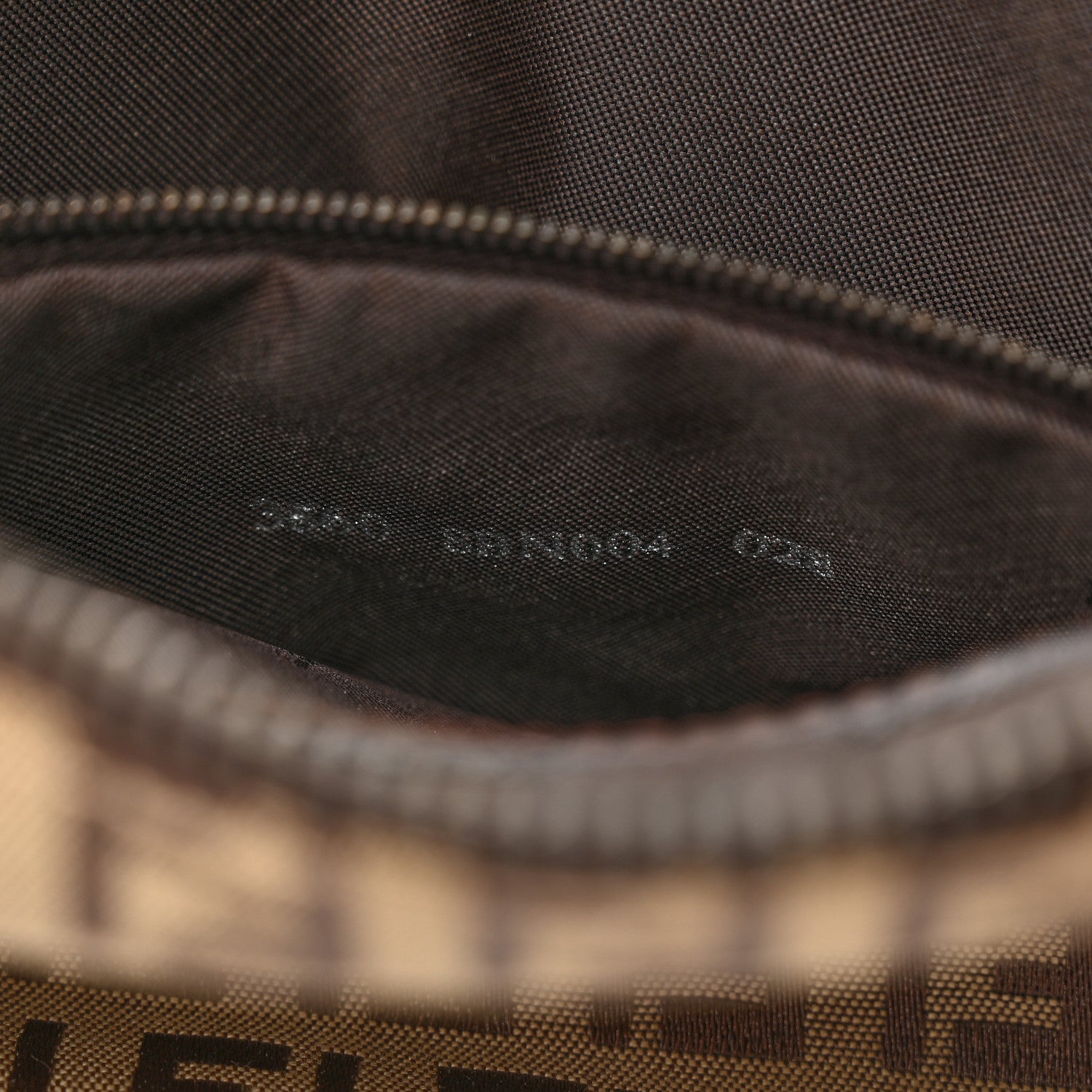 Fendi Zucchino Shoulder Bag Tobacco Moro 7 of 10