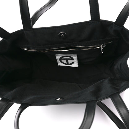 Telfar Vegan Leather Medium Shopping Bag Black 5 of 11