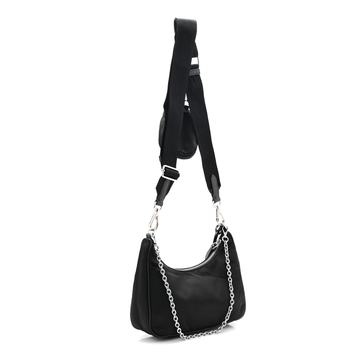 Nylon Re-Edition 2005 Shoulder Bag Black