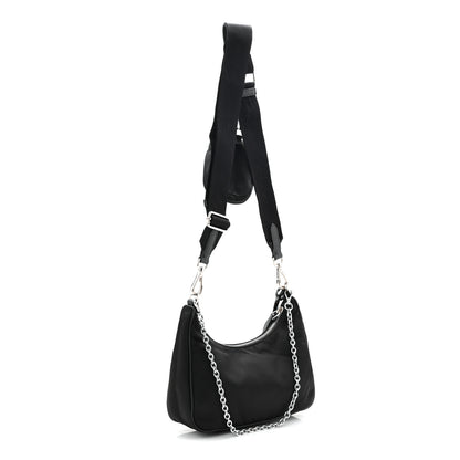 Prada Nylon Re-Edition 2005 Shoulder Bag Black 3 of 11
