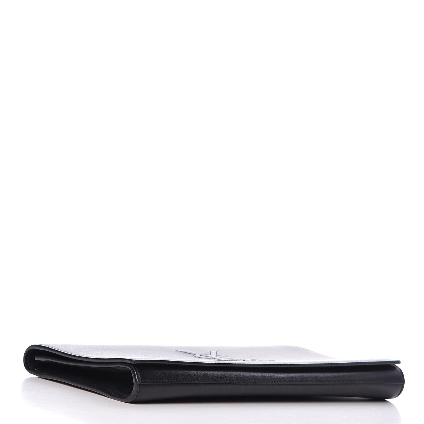 Calfskin Monogram Large Belle De Jour Clutch Black