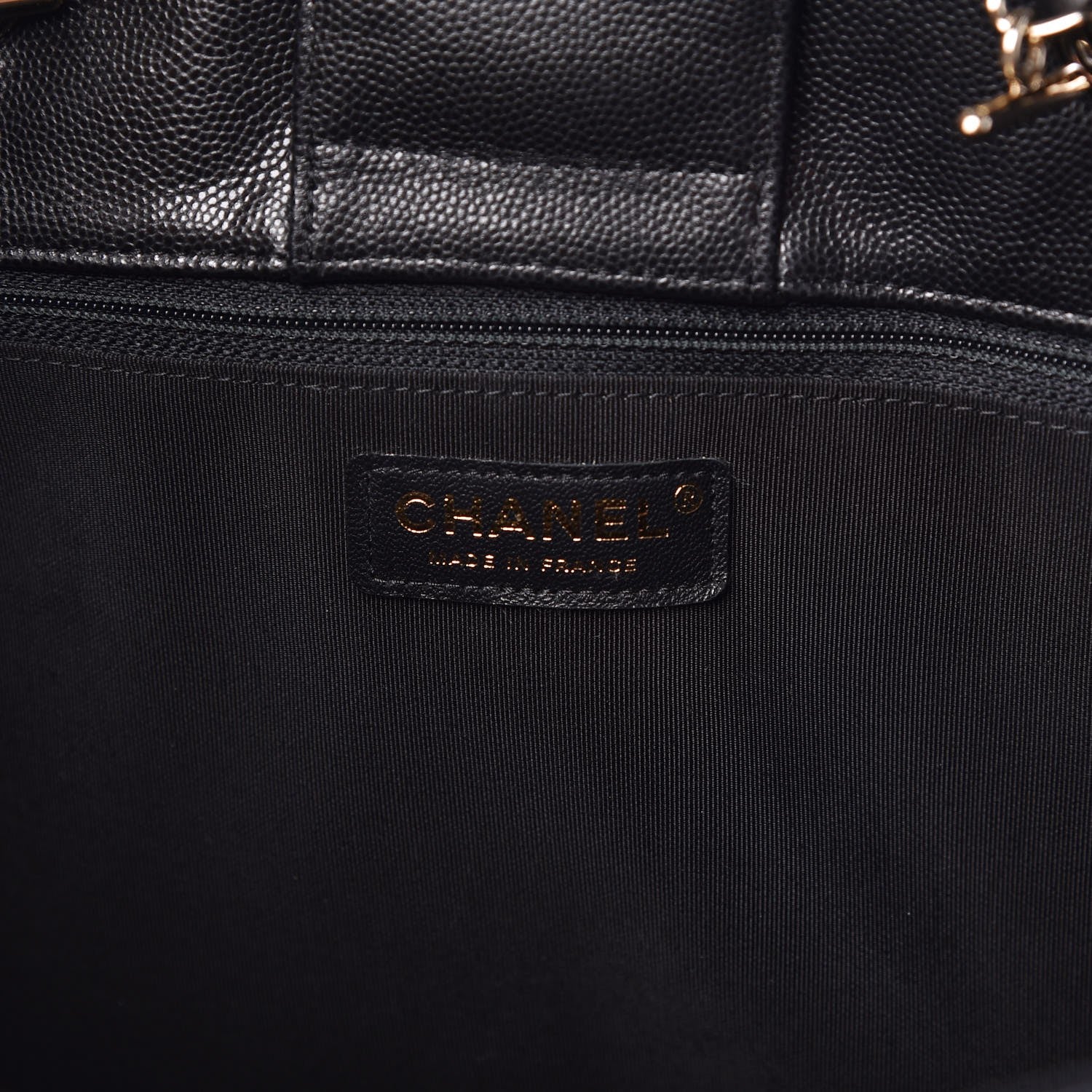 Chanel Caviar Quilted Large Shopping Tote Black 6 of 8