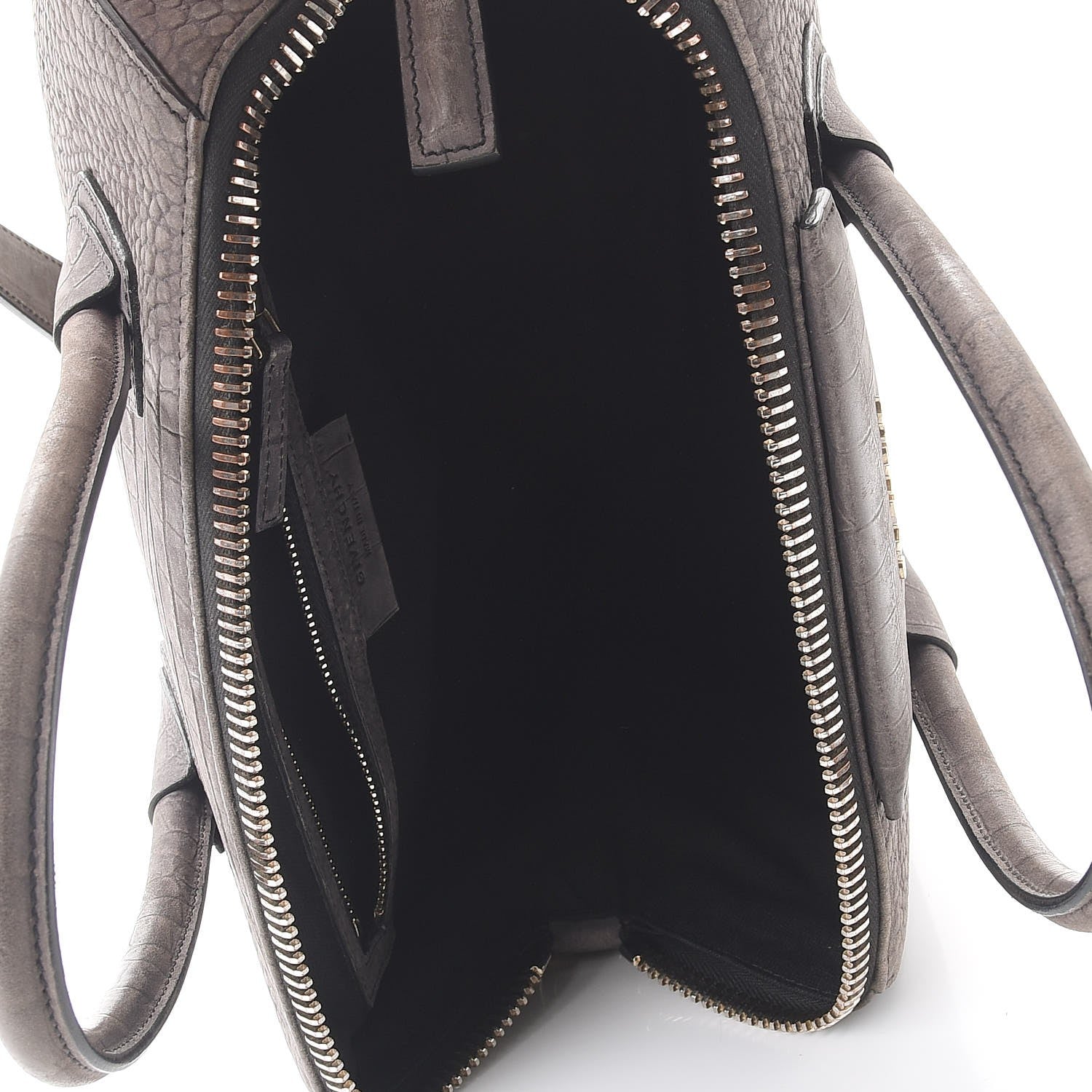 Givenchy Nubuck Crocodile Embossed Medium Antigona Washed Black 5 of 14