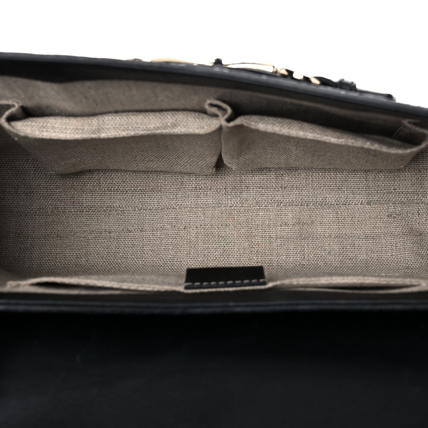 Microguccissima Medium Emily Chain Shoulder Bag Black
