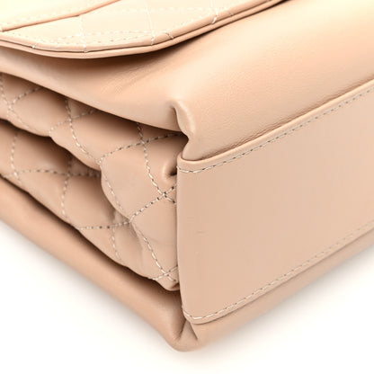Chanel Calfskin Mini Tramezzo Flap Beige 11 of 12