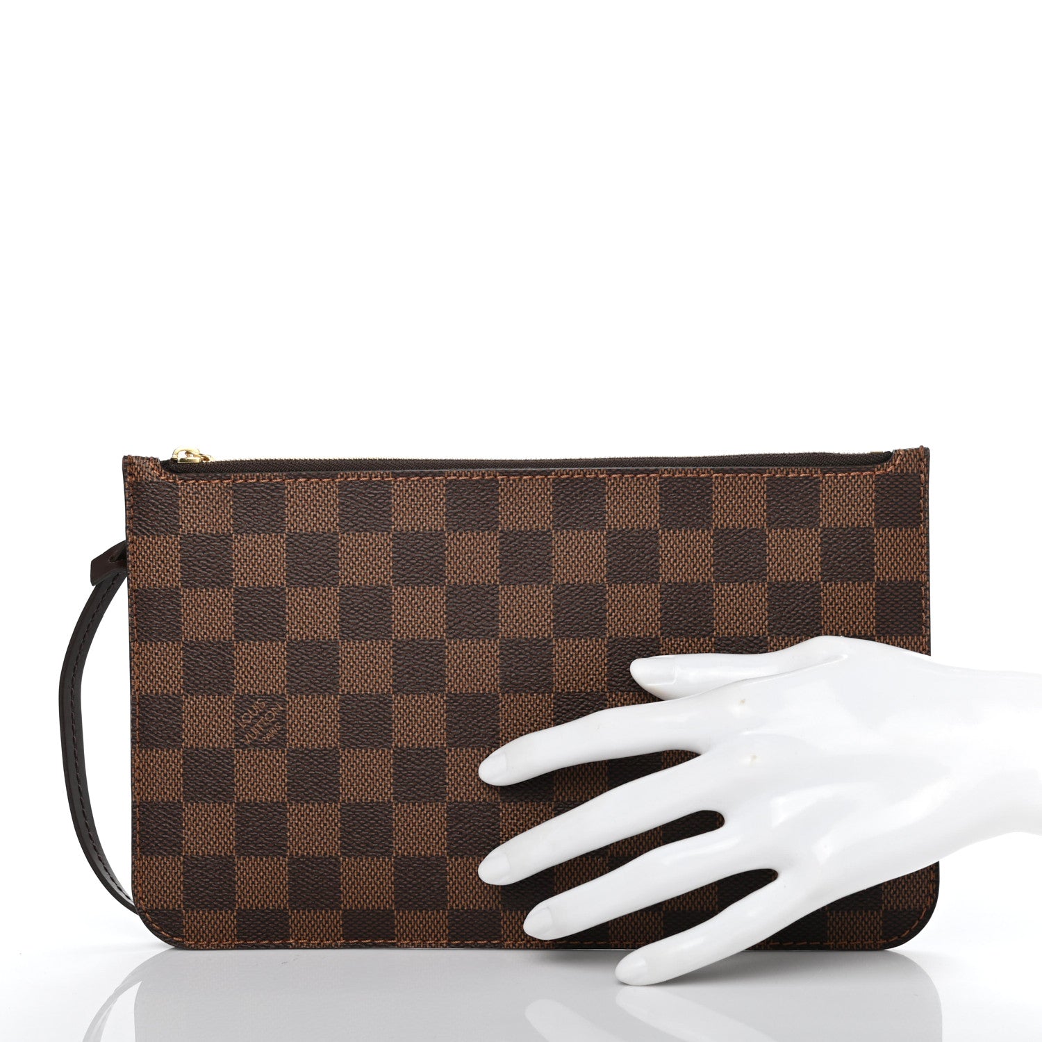 Louis Vuitton Damier Ebene Neverfull MM GM Pochette 2 of 7