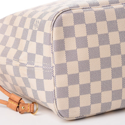 Louis Vuitton Damier Azur Neverfull MM 19 of 20