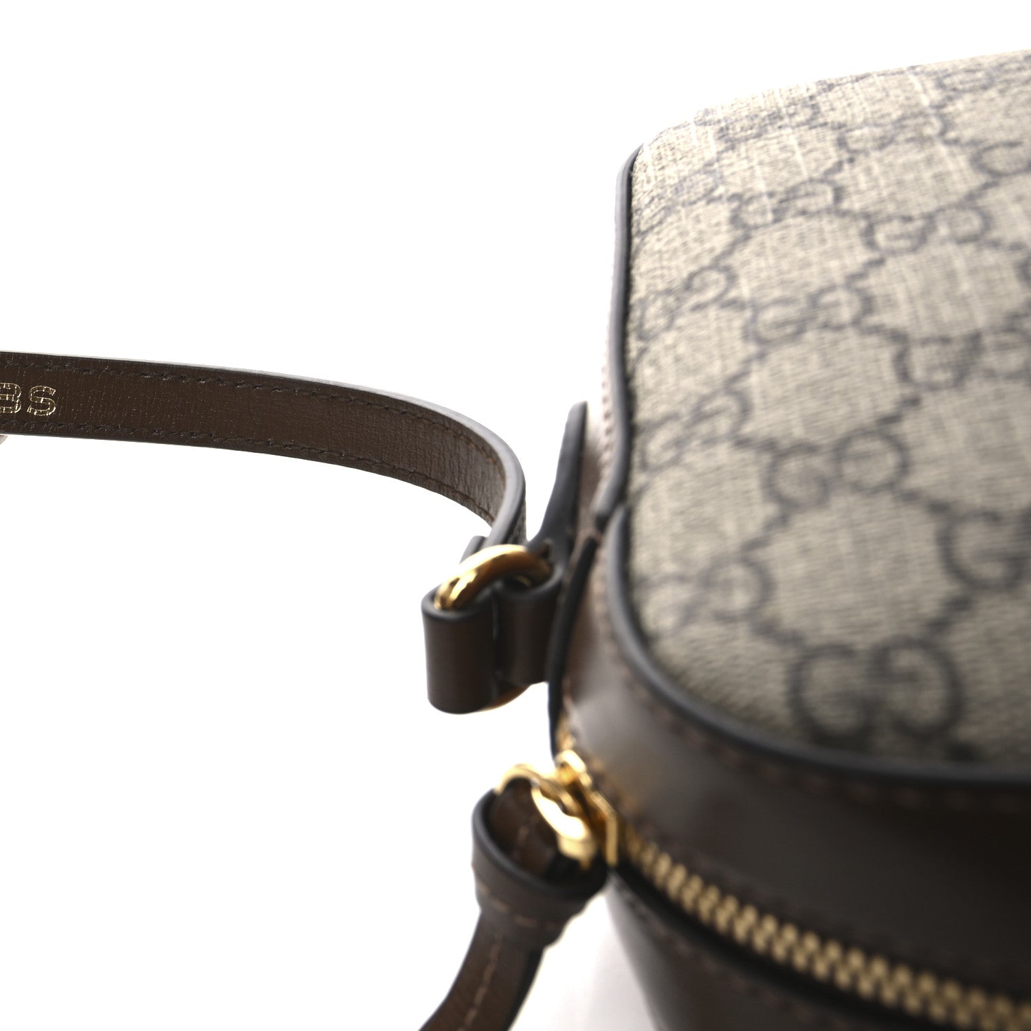 Gucci GG Supreme Monogram Small Horsebit 1955 Shoulder Bag Beige Brown Sugar 14 of 21