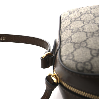 Gucci GG Supreme Monogram Small Horsebit 1955 Shoulder Bag Beige Brown Sugar 14 of 21