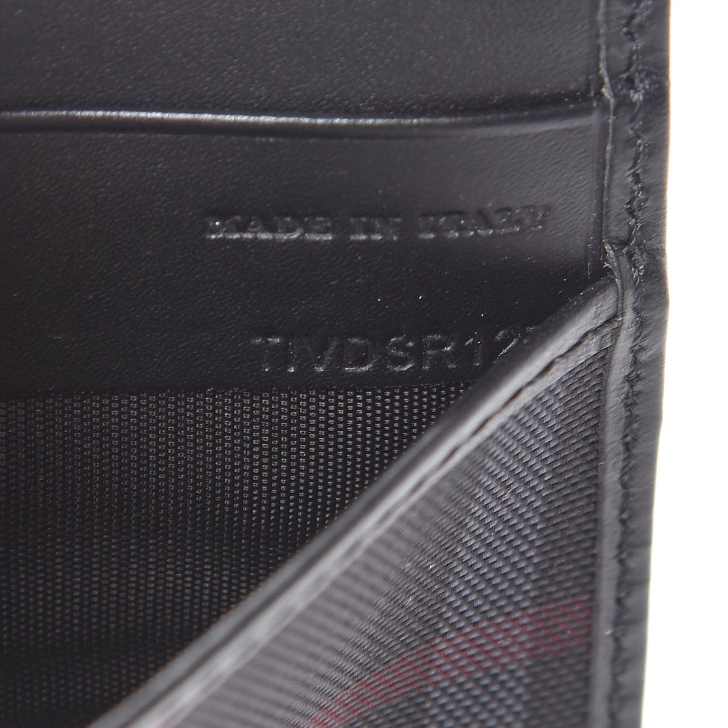 Horseferry Check Calfskin Card Case Charcoal Black