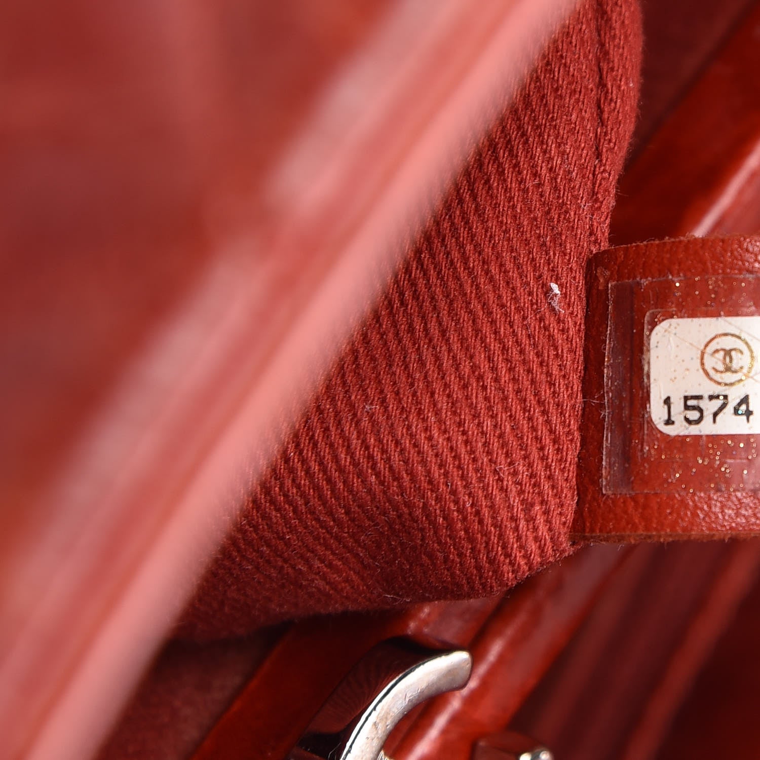 Chanel Glazed Calfskin Quilted Large Just Mademoiselle Bowling Bag Red 7 of 10