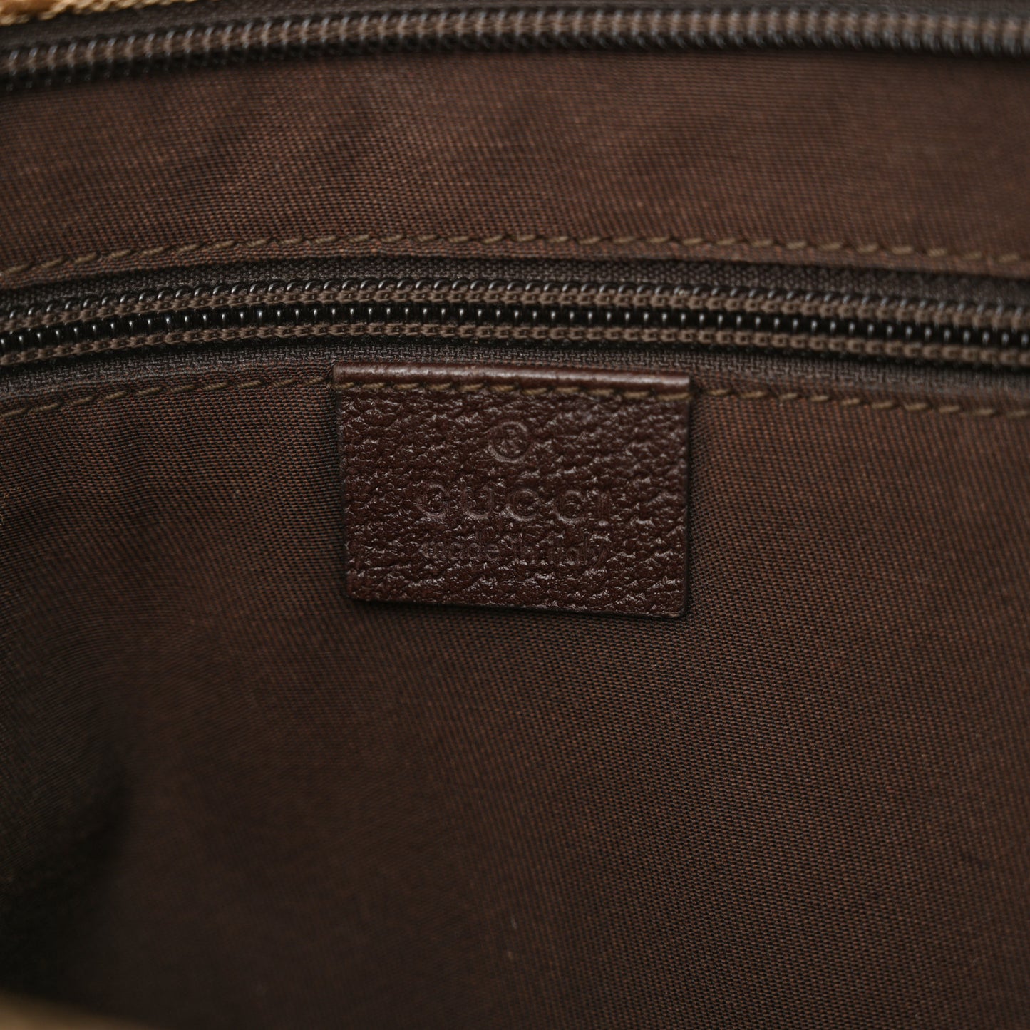 Monogram Signature Web Small Messenger Brown