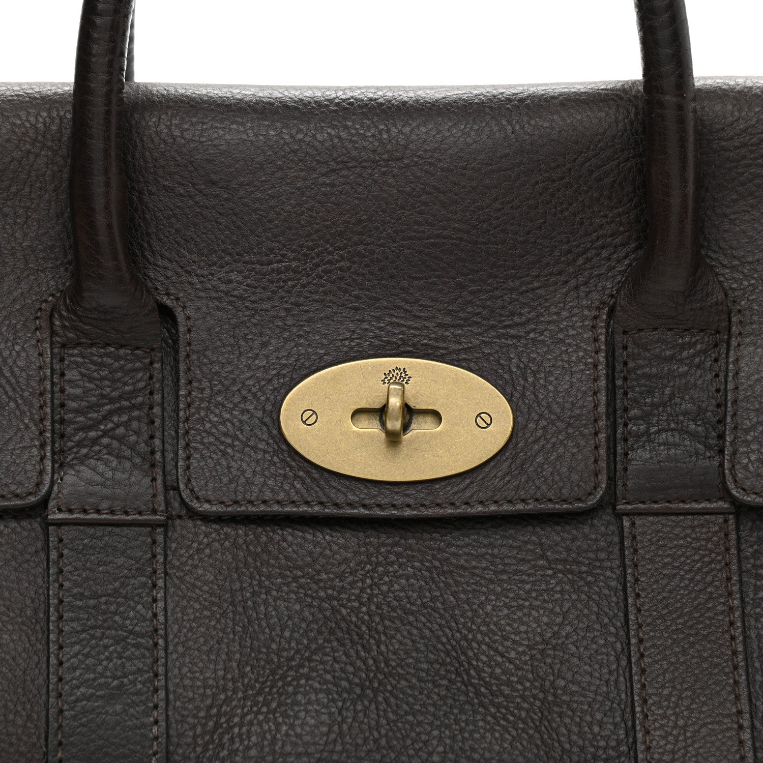 Mulberry Classic Grain Calfskin Bayswater Chocolate 8 of 14