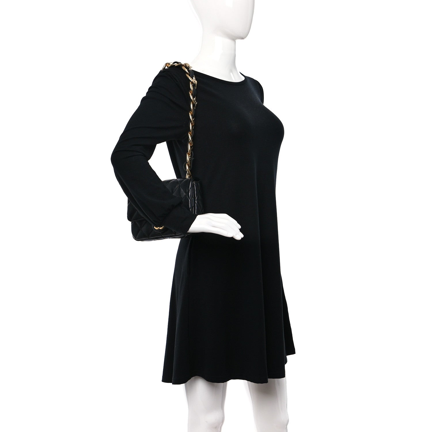 Chanel Lambskin Quilted Small Funky Town Flap Black 2 of 10