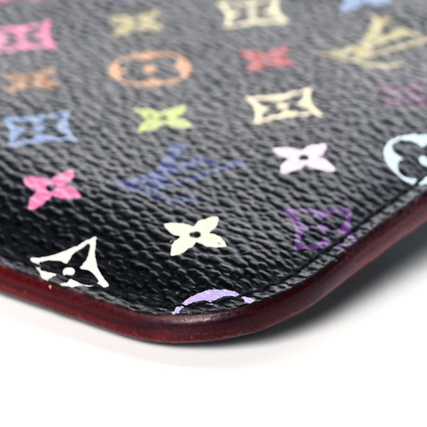 Monogram Multicolor Key Pouch Black Grenade
