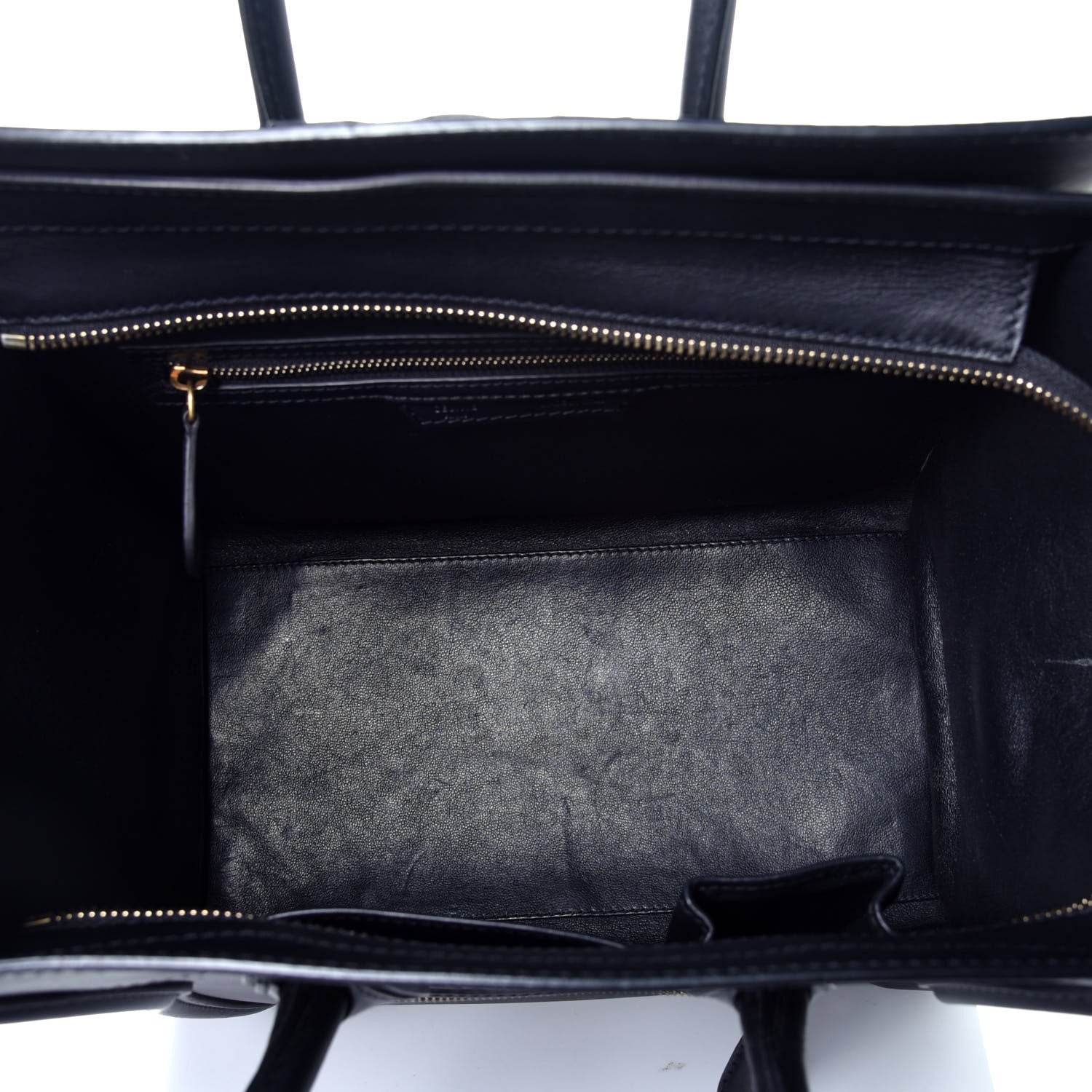 Celine Smooth Calfskin Mini Luggage Black 5 of 8