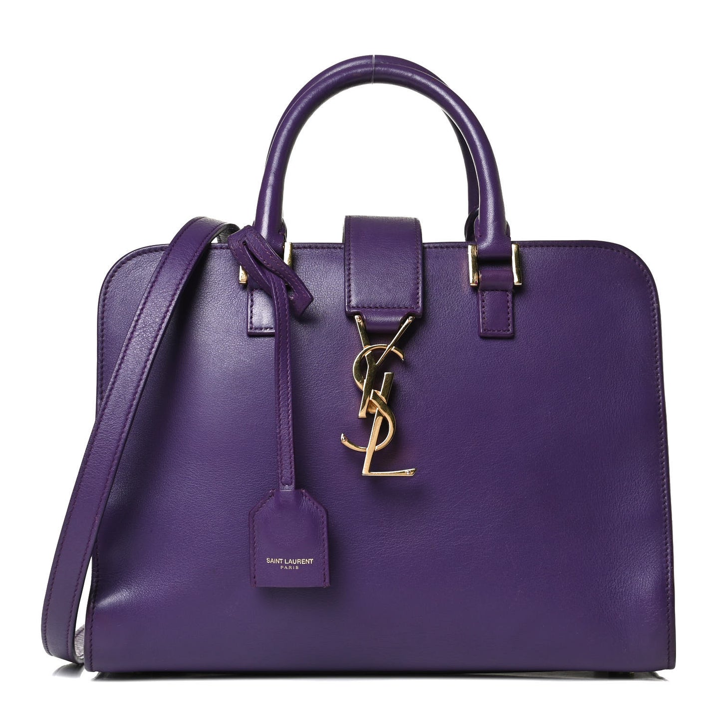 Calfskin Monogram Baby Cabas Purple
