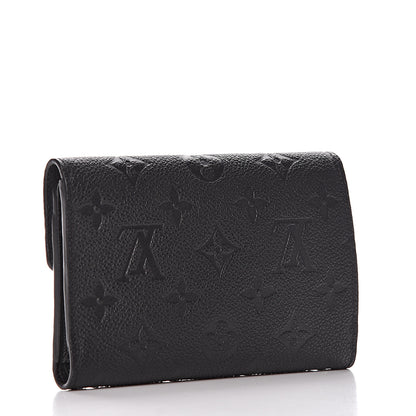 Louis Vuitton Empreinte Compact Curieuse Wallet Black 3 of 8